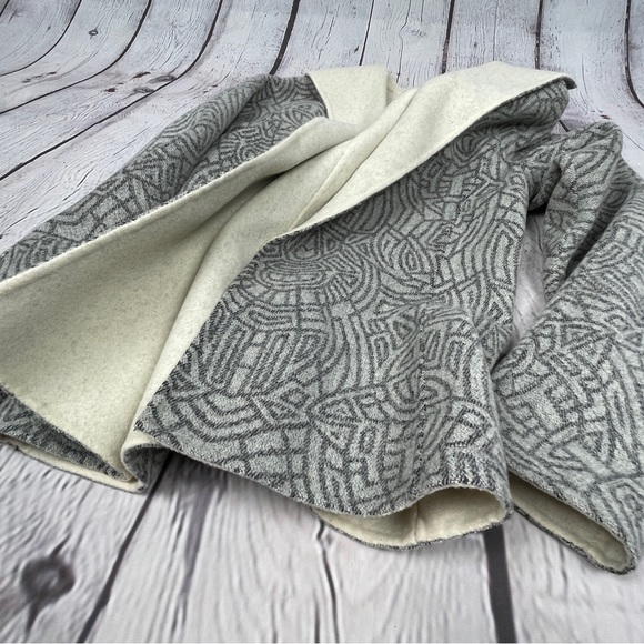 LINDA ALLARD ELLEN TRACY 100% wool tab collar open front jacket, size 4 - Picture 6 of 15